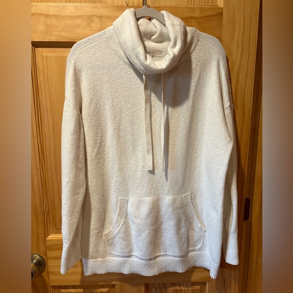 LOFT Sweaters - Loft drawstring cowl neck sweater size L women’s